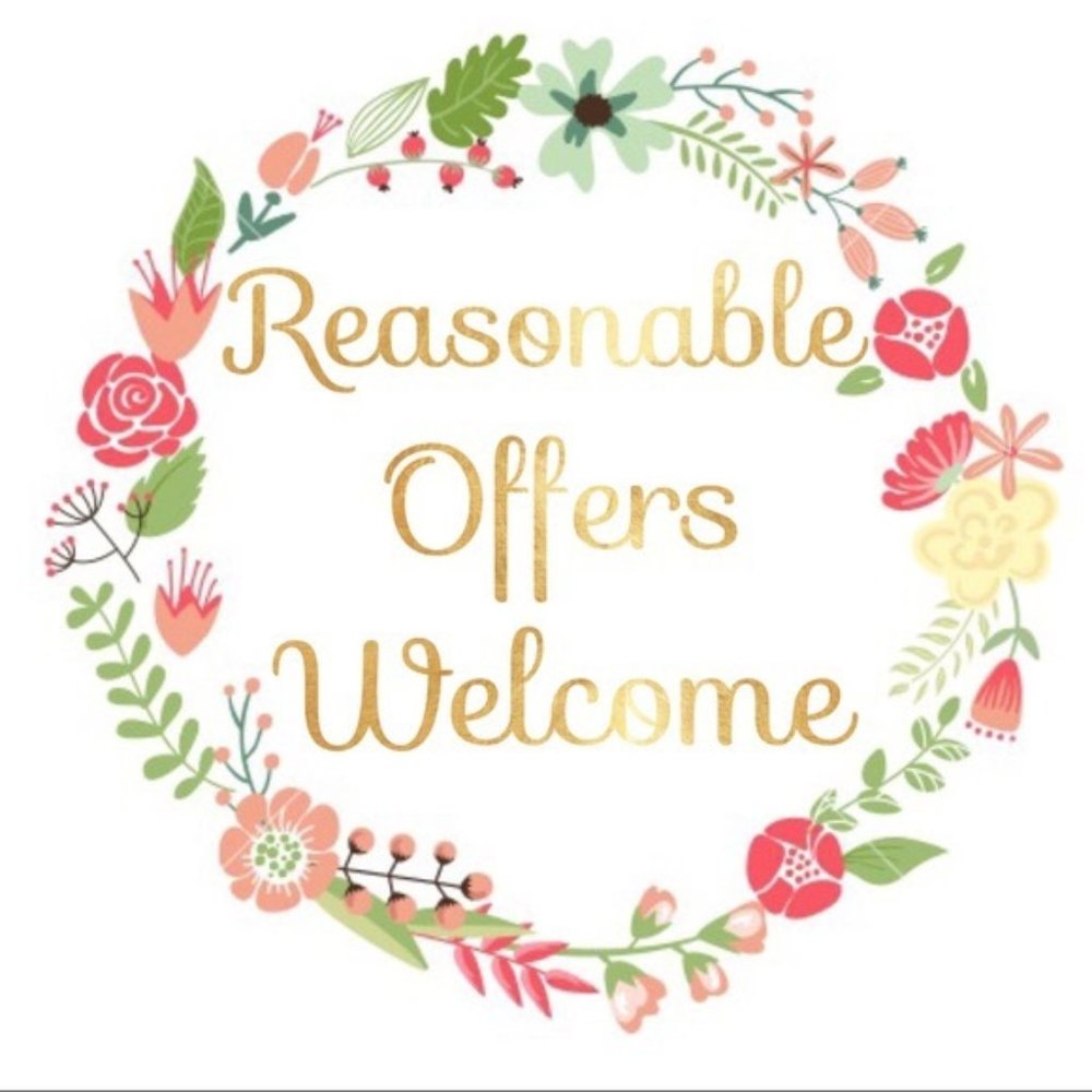 Reasonable offers welcome